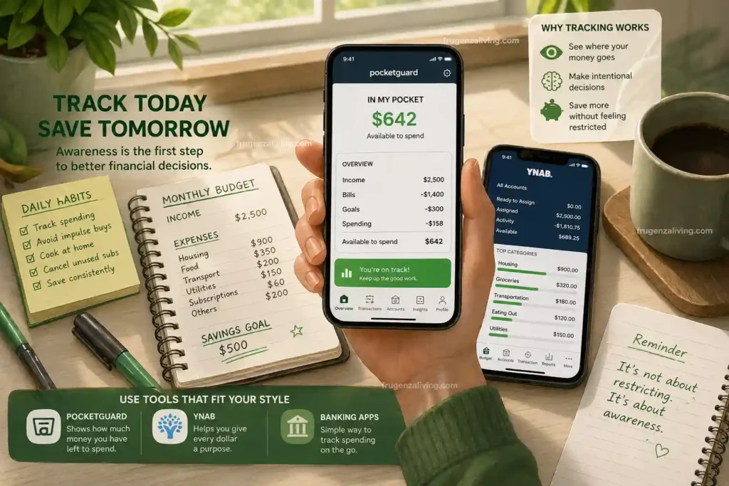 Using budgeting apps like PocketGuard and YNAB to track daily spending and build a budget friendly lifestyle