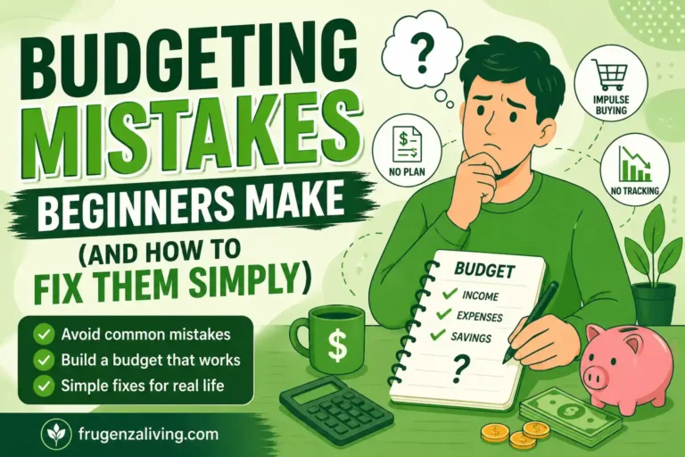 common budgeting mistakes beginners and solutions visual beginner finance guide