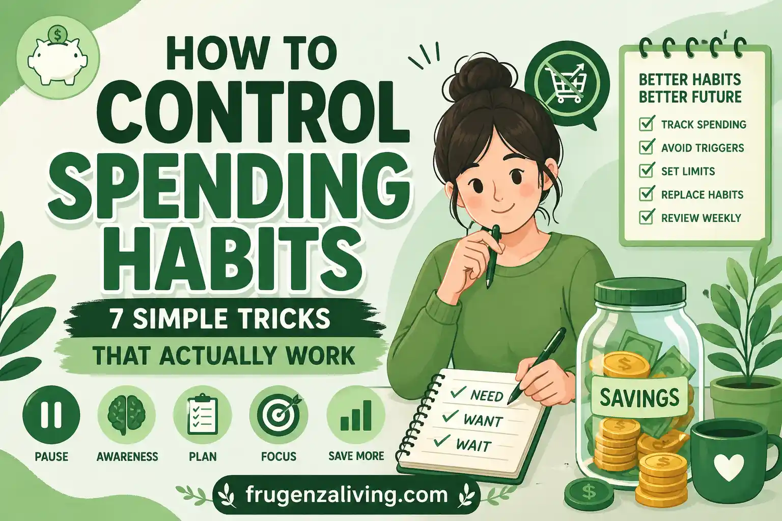 how to control spending habits simple visual guide