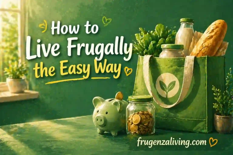 easy frugal living habits to save money with home budgeting and planning