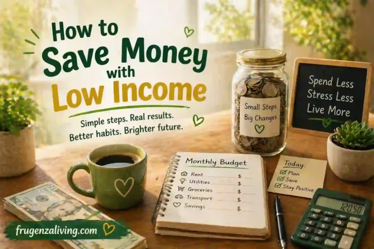 how to save money with low income using simple budgeting plan and daily expense tracking