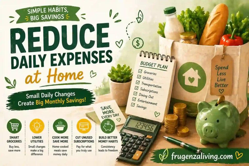 cut household expenses with simple budgeting and meal planning at home