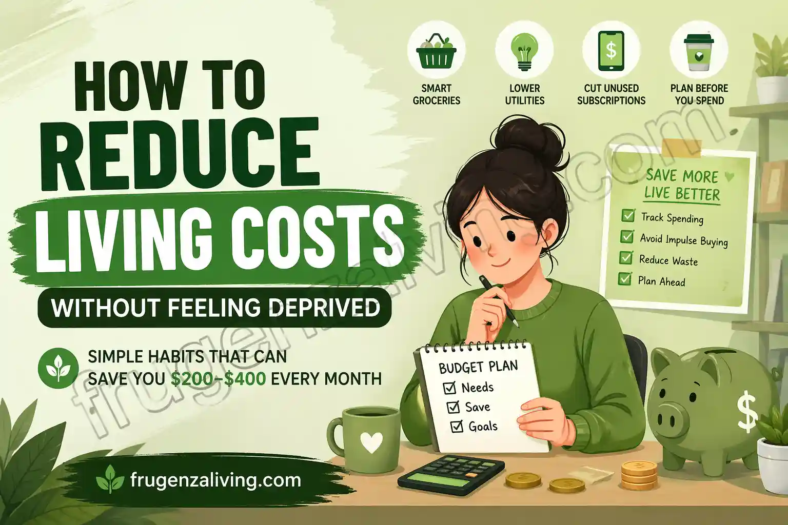 How to reduce living costs by tracking monthly expenses and cutting unnecessary spending