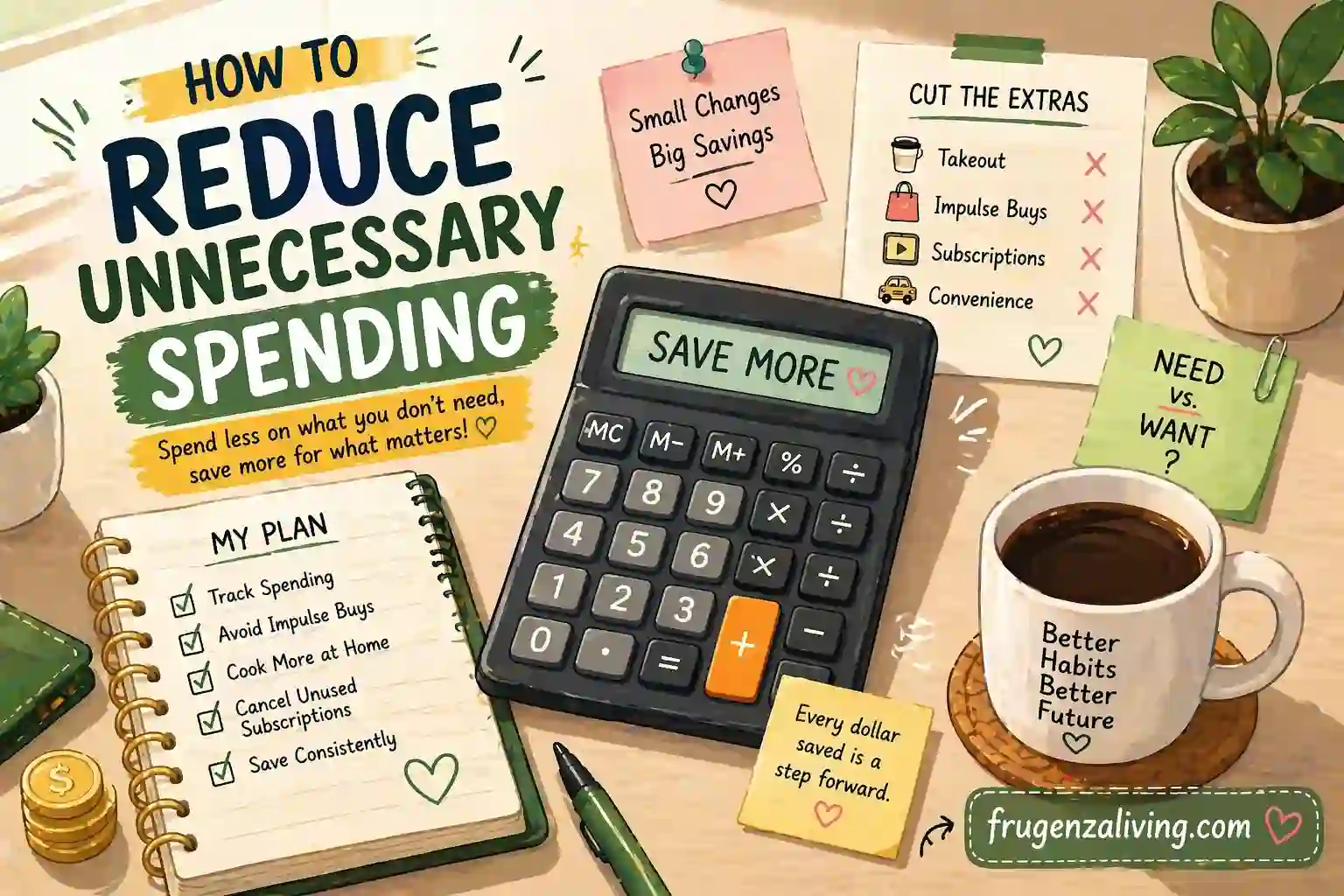 budget planning with calculator and simple strategies to stop overspending