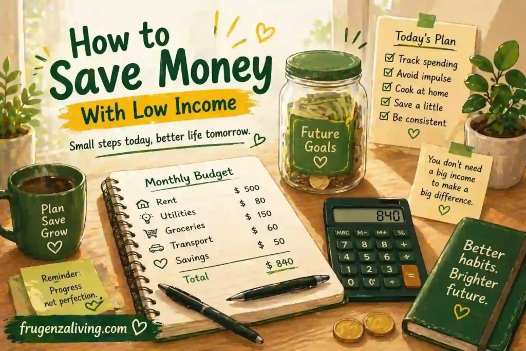 practical ways to save money with low income through simple daily financial habits