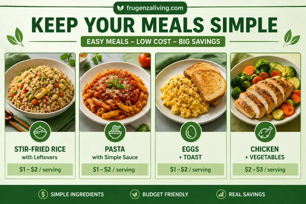 budget friendly meals for one person easy grocery ideas to save money on food