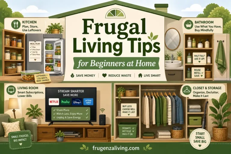 frugal living tips for beginners at home room by room guide