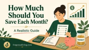 How much should you save each month based on income and financial goals