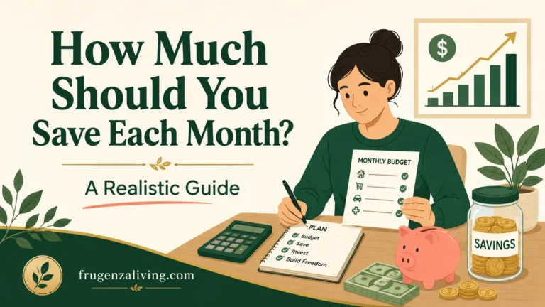 How much should you save each month based on income and financial goals