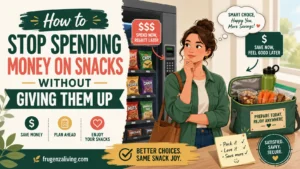 How to stop spending money on snacks by preparing preferred snacks in advance
