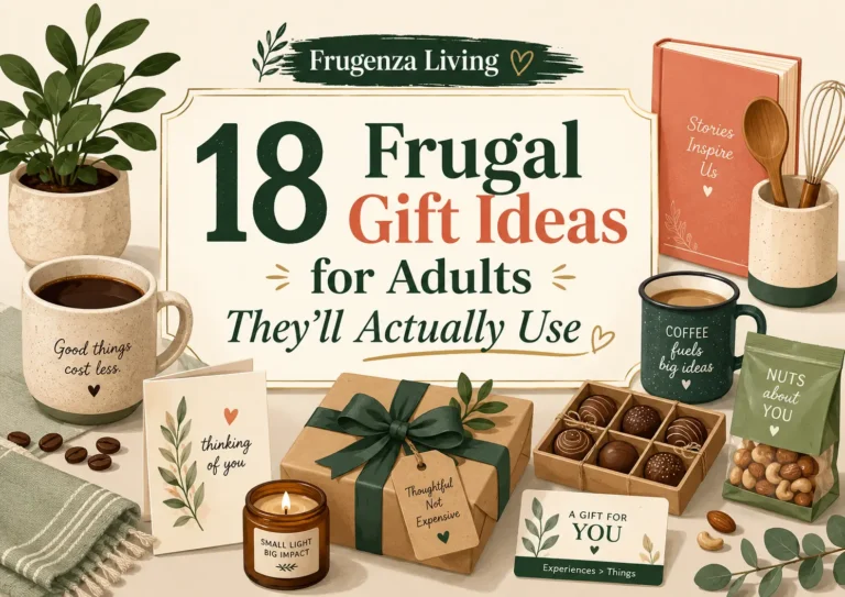 18 frugal gift ideas for adults they’ll actually use from Frugenza Living